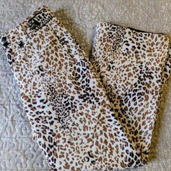 Cheetah Print Snowboard Pants - Picture 1 of 5